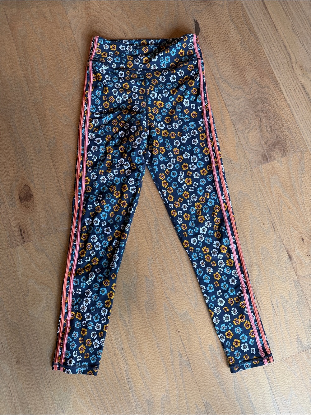The Upside Floral Stripe Active Leggings